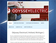 Tablet Screenshot of odyssey-electrical.com